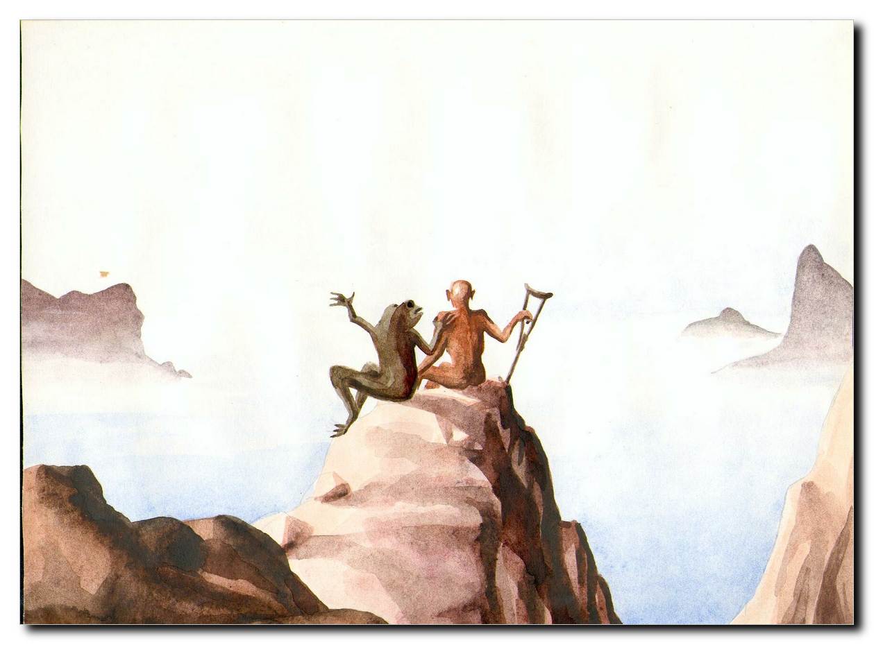 Ruins of Turkish Fortress - Crimea - Frog Spirit & Artist - 1980