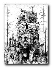 Click to enlarge the Ink or Water-Colour Graphical Work by Dr Alexander Rimsky-Korsakov