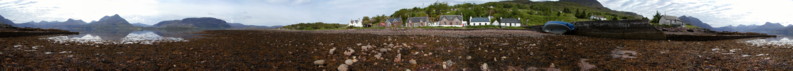 Upper Loch Torridon at Low Tide from the End of the Old Pier at Inveralligin Village