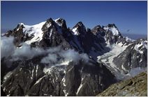 Click to enlarge Alpine Mountain photo - French, Swiss and Austrian Alpine Views