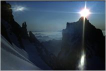 Click to enlarge Alpine Mountain photo - French, Swiss and Austrian Alpine Views