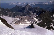 Click to enlarge Alpine Mountain photo - French, Swiss and Austrian Alpine Views