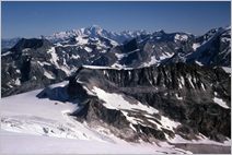 Click to enlarge Alpine Mountain photo - French, Swiss and Austrian Alpine Views