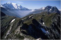 Click to enlarge Alpine Mountain photo - French, Swiss and Austrian Alpine Views