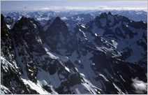 Click to enlarge Alpine Mountain photo - French, Swiss and Austrian Alpine Views