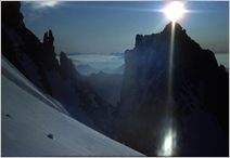 Click to enlarge Alpine Mountain photo - French, Swiss and Austrian Alpine Views