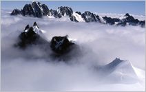 Click to enlarge Alpine Mountain photo - French, Swiss and Austrian Alpine Views