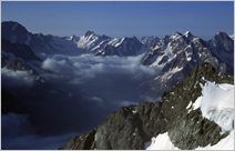 Click to enlarge Alpine Mountain photo - French, Swiss and Austrian Alpine Views