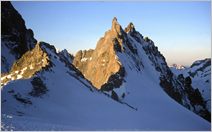 Click to enlarge Alpine Mountain photo - French, Swiss and Austrian Alpine Views