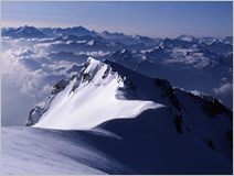 Click to enlarge Alpine Mountain photo - French, Swiss and Austrian Alpine Views