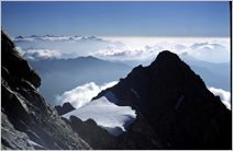 Click to enlarge Alpine Mountain photo - French, Swiss and Austrian Alpine Views