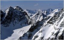 Click to enlarge Alpine Photo - French, Swiss and Austrian Alps