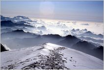 Click to enlarge Alpine Photo - French, Swiss and Austrian Alps
