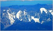 Click to enlarge photo of the Caucasus Peaks from the Air - Flying Tbilisi to London - 20th September 2007