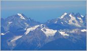 Click to enlarge photo of the Caucasus Peaks from the Air - Flying Tbilisi to London - 20th September 2007