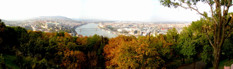 View from the Summit of Gellert, Budapest