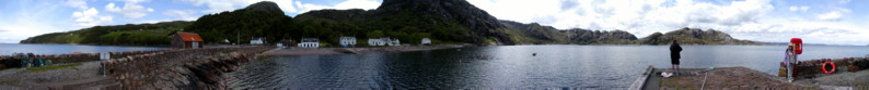 Diabeg Village and Loch Torridon from the Pier-Head - June 2005