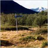 Click to enlarge photo of the challenging 2 week hike from Abisko to Nikkaluokta - Via Kebnekaise-2117Metres-Sweden's Highest Peak