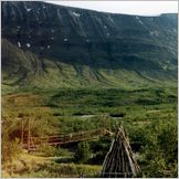 Click to enlarge photo of the challenging 2 week hike from Abisko to Nikkaluokta - Via Kebnekaise-2117Metres-Sweden's Highest Peak