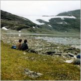 Click to enlarge photo of the challenging 2 week hike from Abisko to Nikkaluokta - Via Kebnekaise-2117Metres-Sweden's Highest Peak