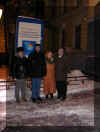 David, Gannady, Valentina and Vladimir - Outside the Geological Museum, Moscow