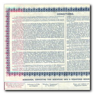 Click to enlarge New Russia Company - Share Certificate