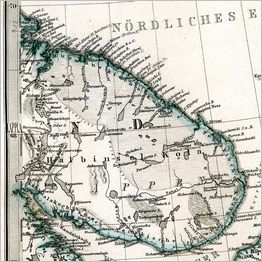 Click to enlarge Historic Map of the Arctic Russian Kola Peninsula (Russian Lapland), White Sea and Region.
