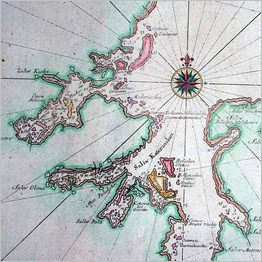 Click to enlarge Historic Map of the Arctic Russian Kola Peninsula (Russian Lapland), White Sea and Region.