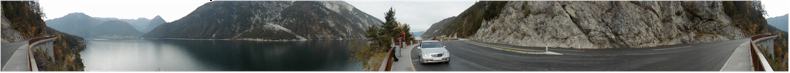 Panorama of the Austrian Achensee - 360 degrees -