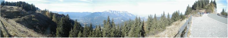 View NW from the RossfeldStrasse - near Berchesgarten, Bavaria, Germany