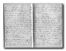 Click to see Full-Screen Scan of Percy Probert's East African Campaign Diary 