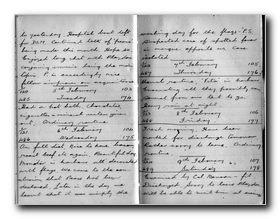 Click to see Full-Screen Scan of Percy Probert's East African Campaign Diary 