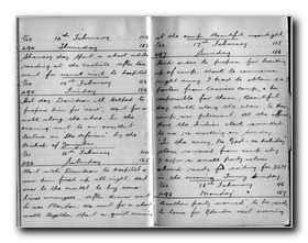 Click to see Full-Screen Scan of Percy Probert's East African Campaign Diary 