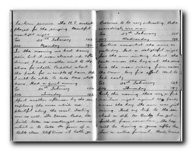Click to see Full-Screen Scan of Percy Probert's East African Campaign Diary 
