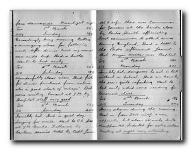 Click to see Full-Screen Scan of Percy Probert's East African Campaign Diary 