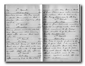 Click to see Full-Screen Scan of Percy Probert's East African Campaign Diary 