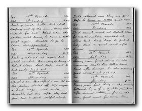 Click to see Full-Screen Scan of Percy Probert's East African Campaign Diary 