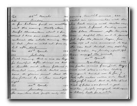 Click to see Full-Screen Scan of Percy Probert's East African Campaign Diary 