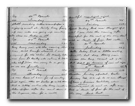 Click to see Full-Screen Scan of Percy Probert's East African Campaign Diary 