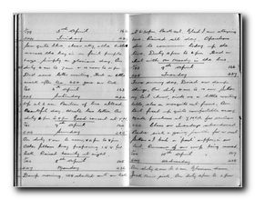 Click to see Full-Screen Scan of Percy Probert's East African Campaign Diary 