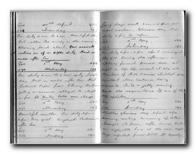 Click to see Full-Screen Scan of Percy Probert's East African Campaign Diary 