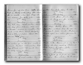 Click to see Full-Screen Scan of Percy Probert's East African Campaign Diary 
