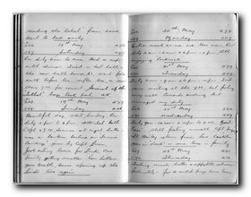 Click to see Full-Screen Scan of Percy Probert's East African Campaign Diary 