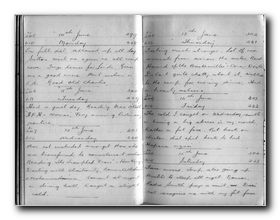 Click to see Full-Screen Scan of Percy Probert's East African Campaign Diary 