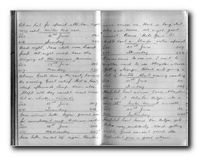 Click to see Full-Screen Scan of Percy Probert's East African Campaign Diary 