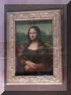 Mona Lisa - behind protective glass screen!