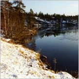 Click to enlarge Photo of Winter Scenes in the beautiful natural Pasvik Valley on the Arctic Norwegian-Russian Frontier at 70 degrees North .