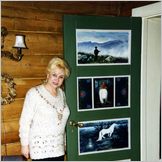 Click to enlarge Photo of Winter Scenes in the beautiful natural Pasvik Valley on the Arctic Norwegian-Russian Frontier at 70 degrees North .