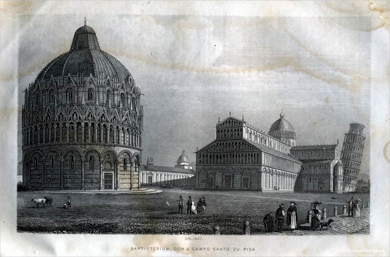 Pisa-1874 - Engraving
