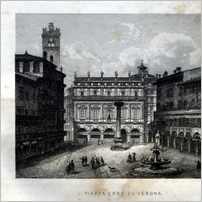 Click to enlarge Historic Map, Engraving or Timetable of Pisa or  Northern Italy